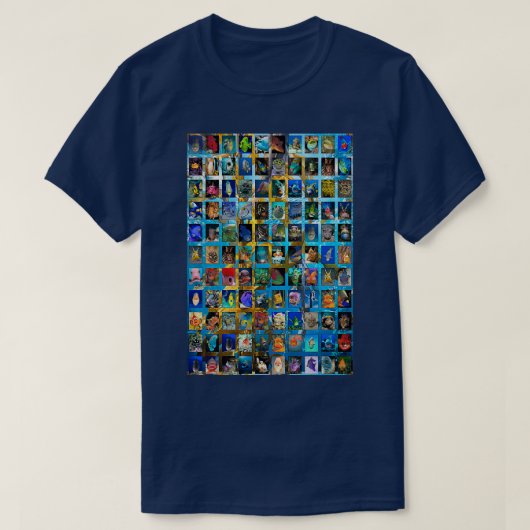 Visgezichten T-shirt (Design voorkant)