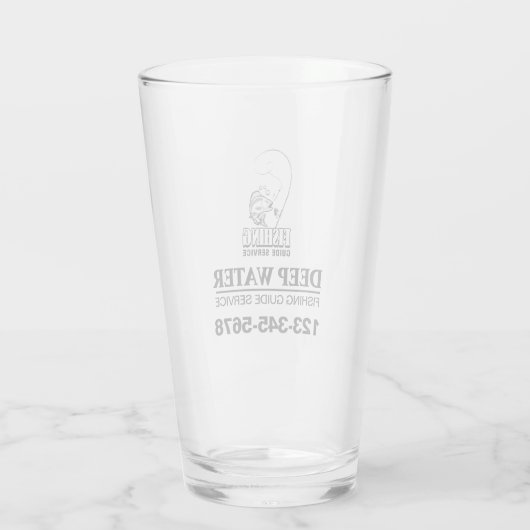 Visgids Service Glas (Achterkant)