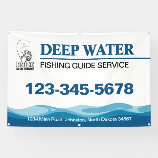 Visgids Service Spandoek (Horizontaal)