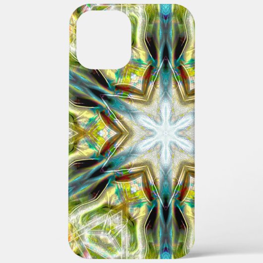 Visgloed zandige textuur kaleidoscoop verouderd gr Case-Mate iPhone case (Achterkant)