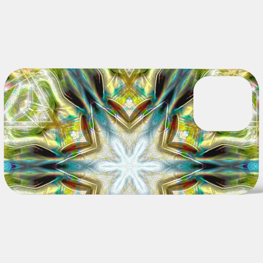 Visgloed zandige textuur kaleidoscoop verouderd gr Case-Mate iPhone case (Achterkant / Rechts)