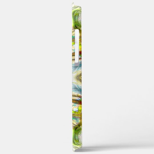 Visgloed zandige textuur kaleidoscoop verouderd gr Case-Mate iPhone case (Achterkant / Links)