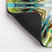 Visgloed zandige textuur kaleidoscoop verouderd gr muismat (Hoek)