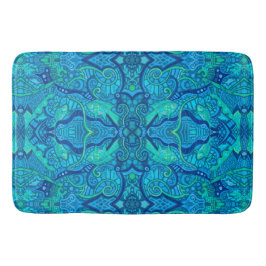 Visgolven Onderwater Bohemian Arabesque Patroon Badmat
