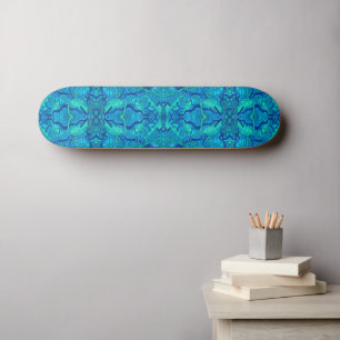 Visgolven Onderwater Bohemian Arabesque Patroon Persoonlijk Skateboard