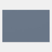 Visgraat Chevron Patroon Retro Blauw Inpakpapier Vel (Voorkant 2)