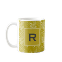 visgraat Chevron Pattern  Gold Persoonlijk