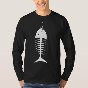 visgraat op de haak t-shirt