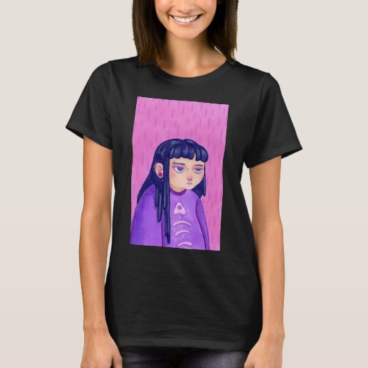 visgraat t-shirt (Voorkant)