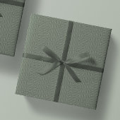 Visgraat tweed klassieke salie groene vakantie cadeaupapier