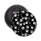 visgraatdruk button flesopener (Voorkant)