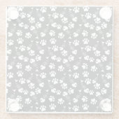 visgraatdruk glazen onderzetter (Achterkant)