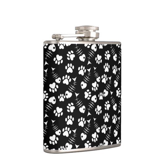 visgraatdruk heupfles (Rechts)