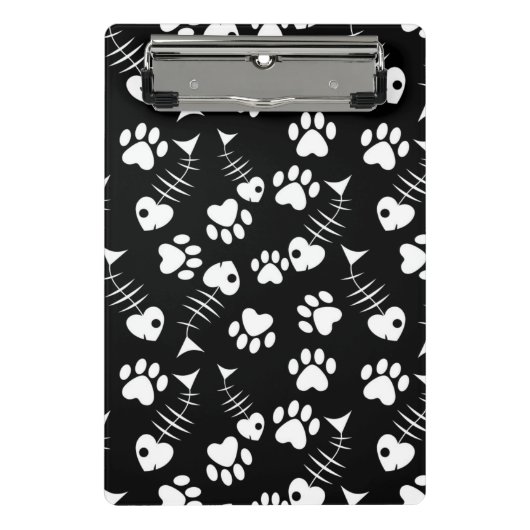 visgraatdruk mini klembord (Voorkant)