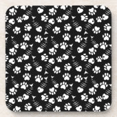 visgraatdruk onderzetter (Voorkant)