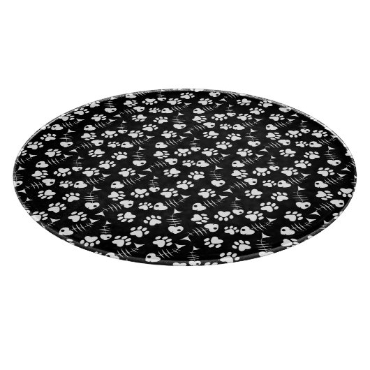 visgraatdruk snijplank (Hoek)