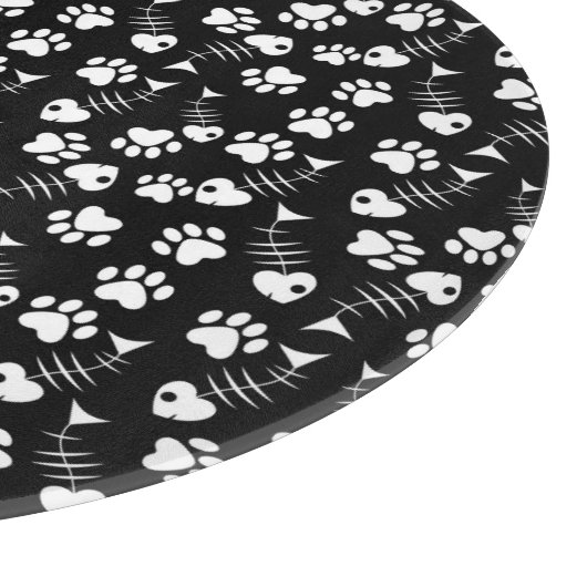 visgraatdruk snijplank (Hoek)