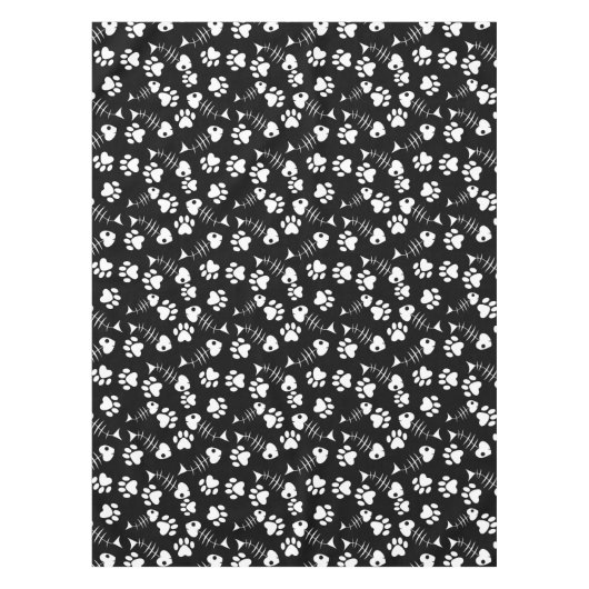 visgraatdruk tafelkleed (Voorkant)