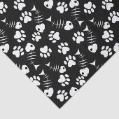 visgraatdruk tissuepapier (Detail)