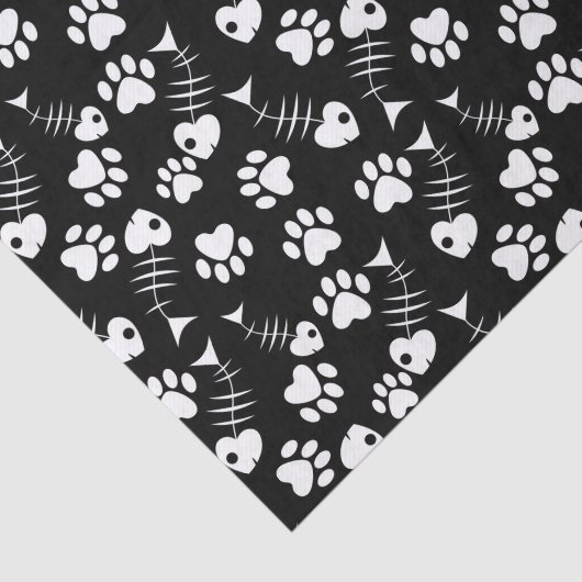 visgraatdruk tissuepapier (Detail)