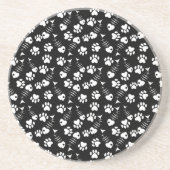 visgraatdruk zandsteen onderzetter (Voorkant)