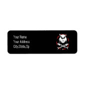 visgraatgato etiket (Voorkant)