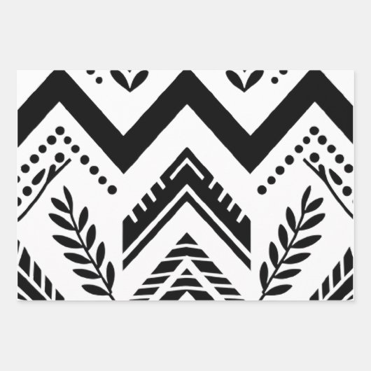 visgraatharmonie inpakpapier vel (Voorkant 3)