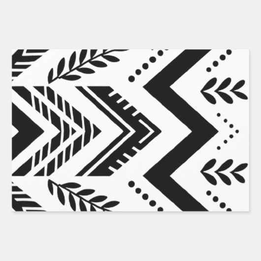 visgraatharmonie inpakpapier vel (Voorkant)