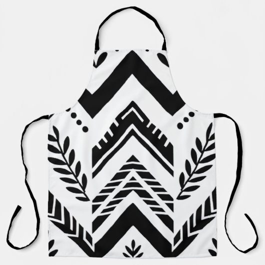 visgraatharmonie schort (Voorkant)