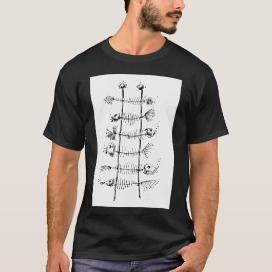 Visgraatladder T-shirt (Voorkant)