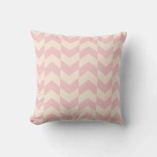 visgraatpatroon Blush Pink Pillow Kussen