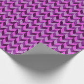 visgraatpatroon in paarse cadeaupapier (Hoek)