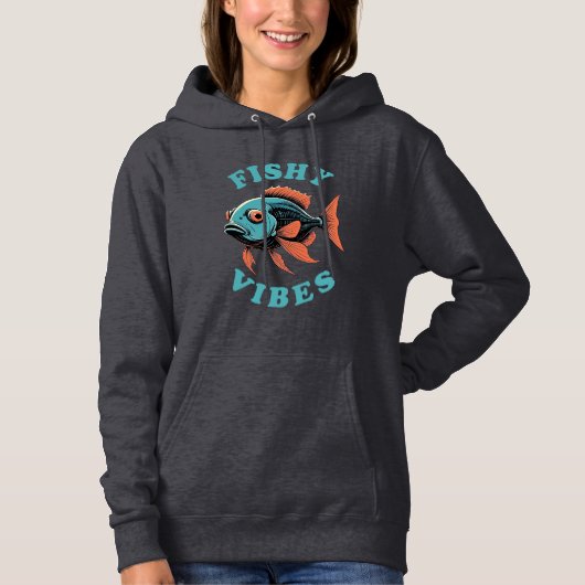 Visgrappen - Grappige Vis Hoodie (Voorkant)