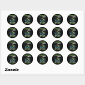 Visgrappen quote ronde sticker (Vel)