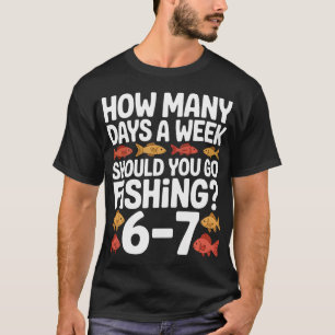 Visgrappen voor jongens – Hoeveel dagen per week T-shirt