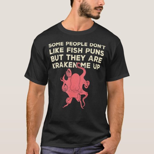 Visgrappen Ze Kraken Me Op T-shirt (Voorkant)