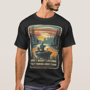 visgraten inkt illustratie t-shirt