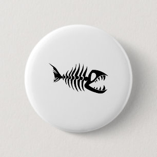Visgraten ronde button 5,7 cm