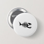 Visgraten ronde button 5,7 cm (Voorkant /achterkant)