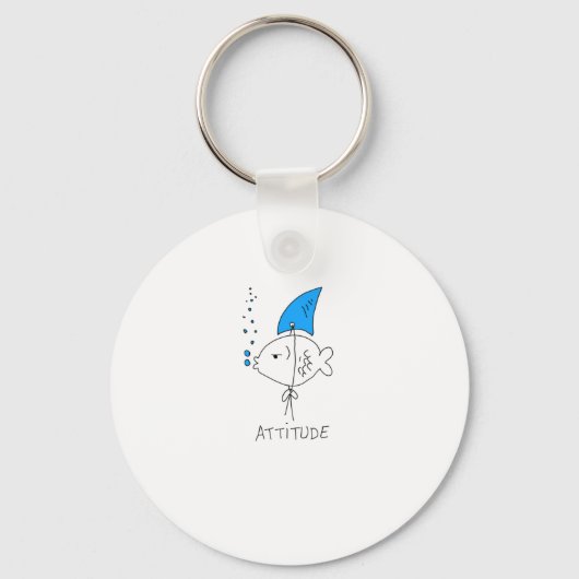 Vishaaienstand Sleutelhanger (Voorkant)