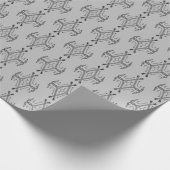  vishaak patroon cadeaupapier (Hoek)