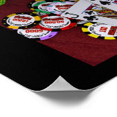 Vishaken - Big Slick Poker Poster (Hoek)