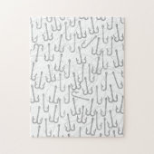  vishaken legpuzzel (Verticaal)