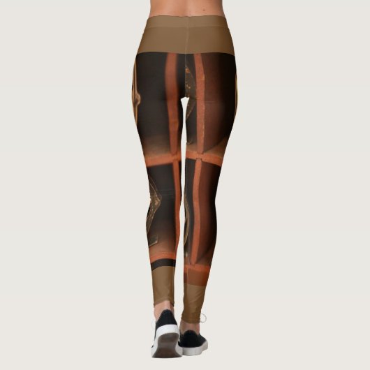 vishaspels op de plank leggings (Achterkant)