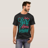 Vishengel en -benodigdheden t-shirt (Voorkant volledig)