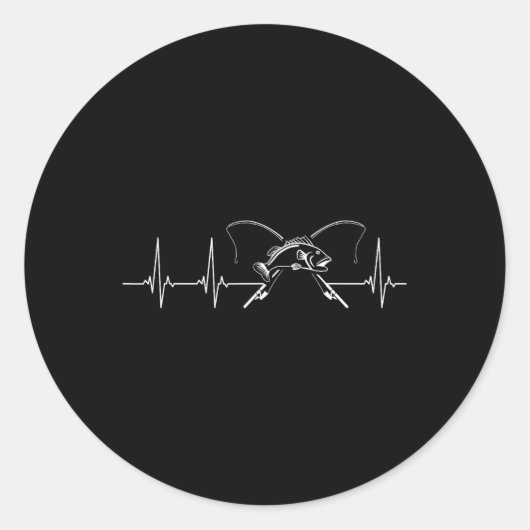 Vishengel Pols Ronde Sticker (Voorkant)