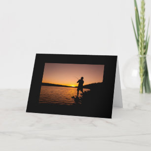 "VISHERMAN" OP UW BIRTHDAAGSE KAART