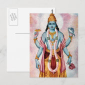 Vishnu Briefkaart (Voorkant / Achterkant)