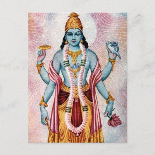 Vishnu Briefkaart (Voorkant)