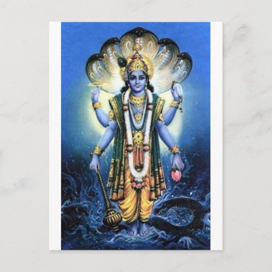 Vishnu Briefkaart (Voorkant)